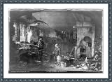 Historic Print (L): Th. Wijck, alchymist im laboratorium V.A. Bruckmann, Munchen, 1902. by Olde Yankee Map and Photo Shoppe
