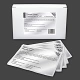 Waffletechnology 3 - 76.2mm Thermal Printer Cleaning Card w/ Wonder Solvent (15 cards)
