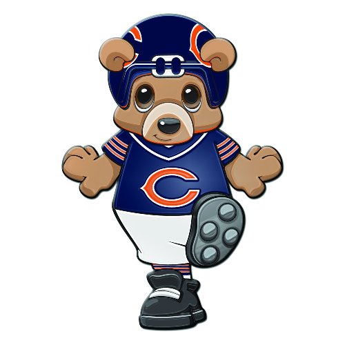 Chicago Bears Window Mascot Cling