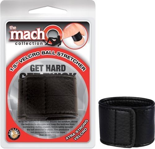The MachO Collection Velcro Ball Stretcher, 1.5 Inch, Black by The MachO Collection
