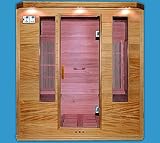 Hollywood -5 Person Infrared Sauna, Hemlock, CD