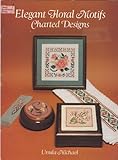 Elegant floral motifs charted designs