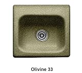 CorStone 14138 Navy Blue Berkeley Berkeley Rectangular Self Rimming Bar Prep Sink and 1 Faucet Hole