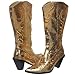 JohnFashion Women's Mid-calf Sequin Beaded embroidered Cowgirl Boots
