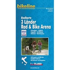 bikeline - Radkarte Vinschgau, Engadin-Val M�stair, Nauders-Reschenpass: GPS tauglich mit UTM-Netz. Gro�blatt 5600 km�. Mit Zentrums- und Ortspl�nen