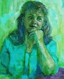 Custom Order #PB-FHT, Oil on Canvas, Custom Painting of The Person You Love, For 1 Person of Customer's Choice, Style: Expressionism, with Signature Text 