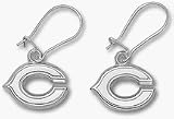 Chicago Bears 3/8 C Dangle Earrings - Sterling Silver Jewelry