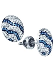 10KT White Gold 0.20 CTW Diamond Fashion Earring