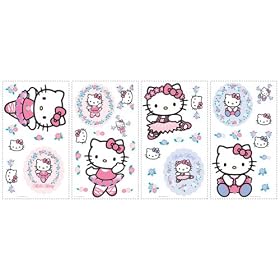 RoomMates RMK1199SCS Hello Kitty Ballet Peel & Stick Appliques