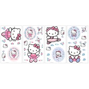 RoomMates RMK1199SCS Hello Kitty Ballet Peel and Stick Wall Decal