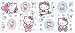 RoomMates RMK1199SCS Hello Kitty Ballet Peel and Stick Wall Decal