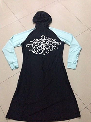 Vestidos Femininos Vintage Style Muslim Swiming Wear Casual Plus Size Womens Swim Wear Two Swimsuit Ladies Islamic Swimwear - S