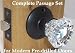 Fluted Crystal Glass Passage & OIL Rubbed Bronze Door Knob Sets for Modern Doors+includes Our New Secure Set Screw System. New Adjustable Latch