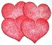 Scott's Cakes Red Heart Shaped Cookie with White Sugar in a Easter Basket Pail
