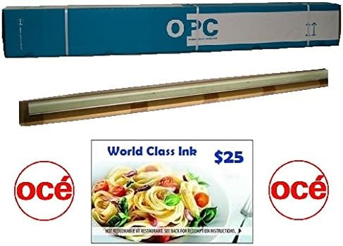 WCI© Best Value Pack® of (1) Genuine Original OCE 1060009-321 OPC DRUM + (1) OCE 2912651 Cleaning Blade + (1) FREE $25 Restaurant Gift Card. For: OCE PlotWave 750; TDS300/320/400/450/600/700/750.
