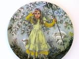 RECO Little Bo Peep Mother Goose Plate w Box