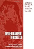 Oxygen transport to tissue XIII