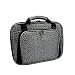 Coby TF-DVD1023 10.2-Inch Widescreen TFT Portable DVD/CD/MP3 Player CaseCrown Double Memory Foam Case with Shoulder Strap (Grey Faux Alligator Skin)