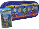 New Thomas & Friends Blue Pencil Case + Stationery Set