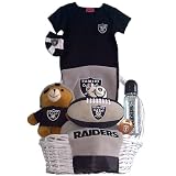 Oakland Raiders Baby Gift Basket 0-6 Month ***TOUCHDOWN***