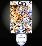 Japanese Tiger and Snake Decorative Night Light