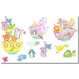 Noah's Ark Diecut Self Stick Wall Stickers