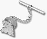 Alabama Crimson Tide 3/8 A with Elephant Tie Tac - Sterling Silver Jewelry