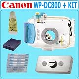 Canon Waterproof Case WP-DC800 for Powershot S500, S410  S400 + Accessory Kit