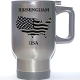 Image of US Flag - Birmingham, Alabama (AL) Stainless Steel Mug