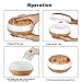 YouVogue 300ml Essential Oil Diffuser Wood Grain Mist Humidifier Aroma Diffuser with 7 Changing Colored Led Lights for Bedroom Baby Room Office Yoga Spa