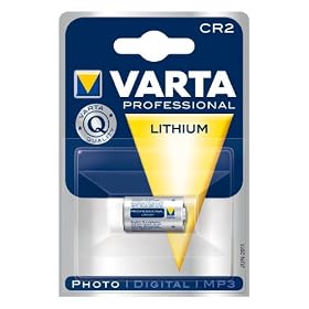 Varta Professional Litium CR2 3V Battery 6206
