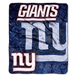 New York Giants NY Plush Fleece Blanket Throw 50 x 60