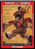 Vintage Georgia Bulldogs 2010 Football Program Calendar