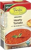 Pacific Natural Foods Organic Hearty Tomato Bisque, 17.6-Ounce Boxes (Pack of 12)