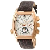 Marcel Drucker Men's Moon Phase Rose Gold-Tone Automatic Watch #23-790