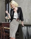 Newport News Tweed pencil skirt with FREE corsage belt