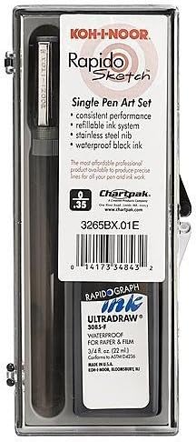 Koh-I-Noor Rapidosketch Technical Pen Sets (0.35 Mm) *** Product Description: Koh-I-Noor Rapidosketch Technical Pen Sets- Size: 0.35 Mmkoh-I-Noor Rapidosketch Technical Pens Are Remarkably Versatile Pens That Handle Like Pencils, Moving In All Di ***