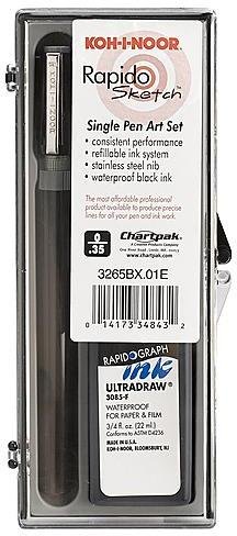Koh-I-Noor Rapidosketch Technical Pen Sets (0.35 Mm) *** Product Description: Koh-I-Noor Rapidosketch Technical Pen Sets- Size: 0.35 Mmkoh-I-Noor Rapidosketch Technical Pens Are Remarkably Versatile Pens That Handle Like Pencils, Moving In All Di ***