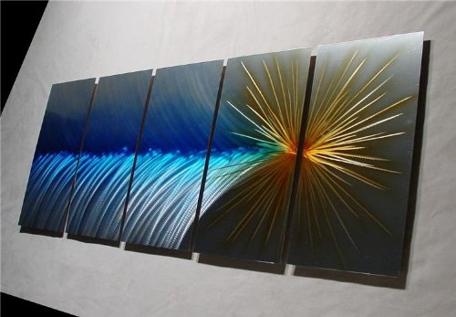 Star - 64 inch x 24 inch Abstract Painting Metal Wall Art sculpture for contemporary decor Sculpture by Nider the Internationally Acclaimed Artist of Modern Contemporary Decor