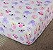 Cotton Crib Sheets Butterfly Blue Elephant Purple Owl Cartoon Baby Bedding Sheets 1 PC (Purple Owl)