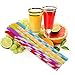 YAXXO Silicone Reusable Drinking Straws - For Juicing, Smoothies, Milkshakes, Bar Drinks (5-pack)