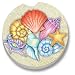 Sea Shells Car Coaster, Single