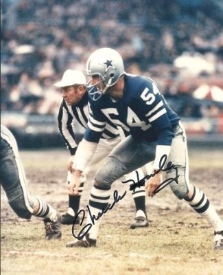 Chuck Howley Autographed Dallas Cowboys 8x10 Photo ~ Super Bowl 5 MVP