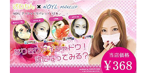 ざわちん×NOYL 12色 アイシャドウパレット #8106 ざわちんMODEL風