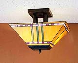 16L Prairie Corn Oblong Flushmount Ceiling Fixture