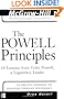 The Powell Principles: 24 Lessons from Colin Powell, a Lengendary Leader (The McGraw-Hill Professional Education Series)