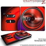 DJ Hero Skin Alecias Swirl 01 Red fits Nintendo Wii DJ Heros (DJ HERO NOT I ....