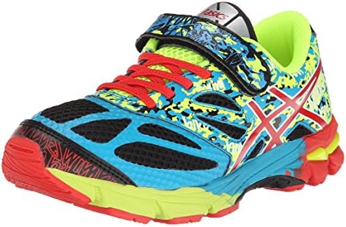 ASICS GEL Noosa Tri 10 PS Running Shoe (Infant/Toddler/Little Kid),Black/Red Pepper/Flash Yellow,1 M US Infant
