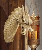Head of the Beast Dragon Wall Sculpture: Set of Two