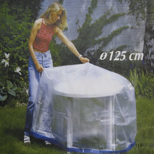 Schutzhülle Tisch rund 125cm Gartenmöbel Gartentisch Abdeckung rund